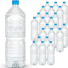 천년수 무라벨 생수, 2L, 24개