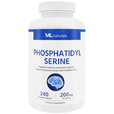 [미국빠른직구] 신제품 마이라이프 내추럴스 포스파티딜세린 200 mg 240정