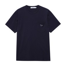 [메종키츠네] HM00136KJ0008 P480 폭스 패치 클래식 포켓 남성 반팔티