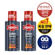 알페신 카페인 샴푸 C1 (모발 강화) 250ml x2, 단품
