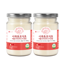 바로푸드 사과초모식초 애플사이다비니거 분말 140g, 2통