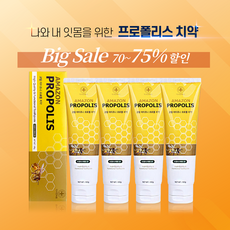 고급 답례품 감사선물 추천 약국 판매용 프리미엄 프로폴리스 치약 180g 기프트세트 1box (4개) /약국 판매용 의약외품 잇몸질환 치약 프로폴리스 치약 선물 세트
