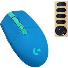 로지텍 G304 LIGHTSPEED 게이밍 무선 마우스 + 피트 세트, 블루(마우스)