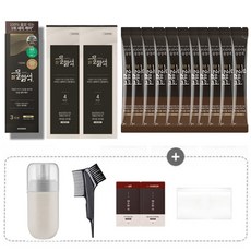 시즌2 씨드비 물염색 저자극 새치 커버 염색약 11회분+시즌2 염색키트, 내추럴블랙