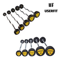 베스코 우레탄 TPU 헬스장 바벨 일자바 컬바 이지바 10~30kg, 컬바 15kg