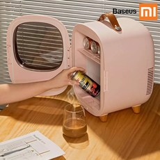샤오미 Baseus 미니냉장고 캠핑용 냉장고 8L 대용량 저소음, 샤오미 Baseus 미니냉장고 핑크