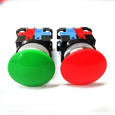 KH-3071EB 3081EB 1a1b 버섯형 푸쉬버튼 스위치 건흥, 빨강(1a1b), KH-3071EB 25파이