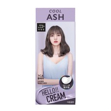 미쟝센 헬로 염색 크림, 7CA 쿨애쉬, 1개