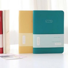 폭시샵 오늘의 온도 3개월 만년 다이어리 위클리 주간 데일리 대학생 플래너 일기장 스케줄러 슬림, 블루그린
