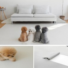 반려동물 쿠션 애견 러그 카페트 하우스 롤매트 충격 미끄럼방지, 모던크림ㅡ(두께12mm) 폭1.1M