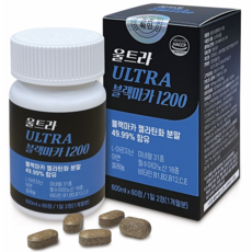 [울트라 블랙마카 1200] 헬스트레이너들의 애용품 페루산 블랙마카 남성 활력 영양제, 600mg x 60정(1통), 1개