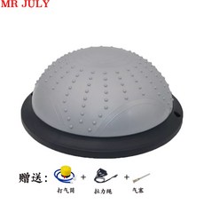 하프짐볼 보수볼 밸런스 필라테스 근력운동 돔볼, 46cm 그레이 도트 마사지