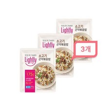 라이틀리 소고기곤약볶음밥 200g x3개, 단품, 단품
