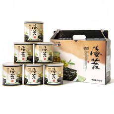 광천 재래 캔김 35g, 6개