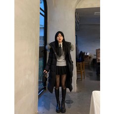 후드패딩 여성 후디 패딩 털 점퍼 오버핏패딩 퀼팅 구스 숏패딩 롱패딩 자켓 003