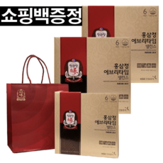 정관장 홍삼정 에브리타임 밸런스 30포 2박스(총60포), 10ml, 60포