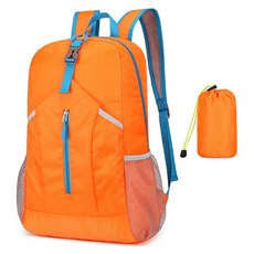 대용량 옥스포드 패션 접이식 경량 등산 가방 남녀 공용 멀티 포켓 휴대용, 03 Orange