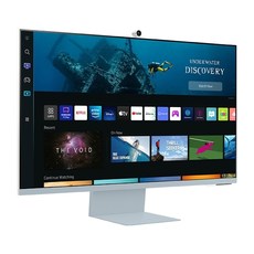 [삼성전자] 삼성 스마트 모니터 M8 S32BM80 UHD 4K 웹캠 마이크 내장 [블루]