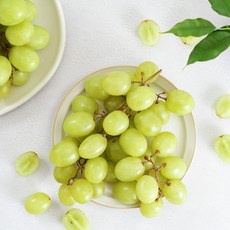 아삭아삭 애플 청포도 씨없는 수입포도, 1box, 1kg(특상)