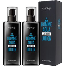 퓨어덤 남성용 옴므 아쿠아 올인원 로션, 150ml, 2개