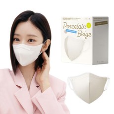 누이누아 아이테라 라이트핏 컬러마스크 대형, 25매입, 1개, 포슬린베이지(L)
