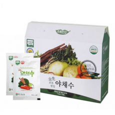 국산 유기농 야채 다섯가지를 첨가물없이 조합해서 만든 클렌즈주스 야채수 30포 1박스