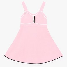 로엠걸즈 부드러운@@샤넬 가디건 세트 나시 원피스 (핑크)