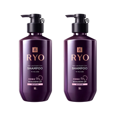 려 자양윤모 9EX 샴푸 중건성 두피용 400ml 2개
