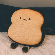 뷰넷 보드라운 식빵 쿠션, 브라운