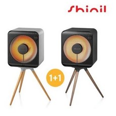 신일전자 에코 큐브 전기히터 1구 SEH-F700HLW 더블 구성 화이트+블랙