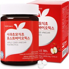 녹십초 사과초모식초 효소(총180정)포스트 바이오틱스/국내산 사과사용