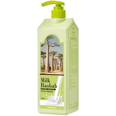 밀크바오밥 바디워시 라임앤바질, 1000ml, 1개