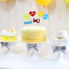 생일상차림_떡트레이, 실버