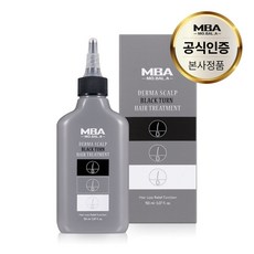 MBA 탈모완화 탈모기능성 손상모 집중케어 모발아 더마 스칼프 블랙턴 헤어 트리트먼트 150ml, 1개