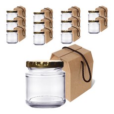 미르코리아 높은형 용기 골드캡 300ml + 고급형 볼 1구 선물상자 중형 세트, 12세트