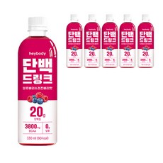 헤이바디 단백드링크, 330ml, 6병