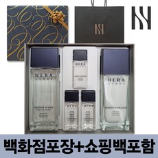 정품 헤라 옴므 세트 베이직 스페셜 2종 남성 스킨 로션 (선물포장+쇼핑백 증정), 베이직 스페셜 2종 (샘플3p+백화점포장+쇼핑백)