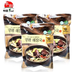 선봉식품 양평해장국 600g 상온보관 해장국 선지해장국 선지 전자레인지 조리가능, 3개