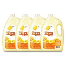 피죤 레귤러 섬유유연제 옐로미모사 본품, 3000ml, 4개