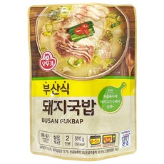 오뚜기 부산식 돼지국밥 곰탕 500g x 4개, 단품, 상세 설명 참조