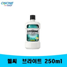 리스테린 헬씨브라이트 250ml구강청결제, 5개, 250ml