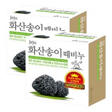 무궁화 제주 화산송이 때비누, 100g, 2개