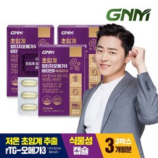GNM 조정석 rTG 초임계 알티지오메가3 비타민D 비타민E 3박스, 단품, 단품