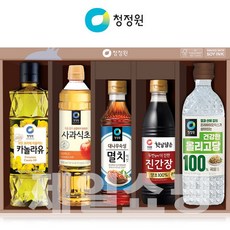 청정원 12호 선물세트/식용유선물세트 명절선물 답례품 5종 / 우체국소포발송