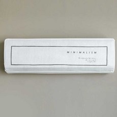 쁘리엘르 테드 스판 벽걸이 에어컨커버, 그레이
