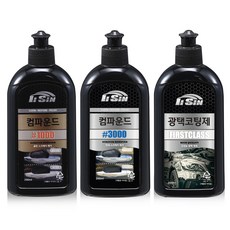 일신 컴파운드 2종 x 200ml + 광택코팅제 세트, 1세트