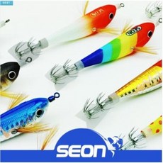 세온피싱 쭈꾸미 주꾸미 문어 갑오징어 수평 느믄타 밑걸림방지 꼬리 에기, 얼룩말