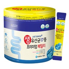 락토팡 생유산균17종 프리미엄 패밀리, 2g, 100포