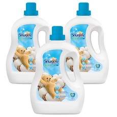 스너글 초고농축 섬유유연제 허거블 코튼 본품, 1.8L, 3개