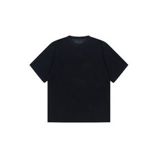 프라다 [PRADA] 남성 펠파 로고 반팔 티셔츠 블랙 QPR22MRTS002BK